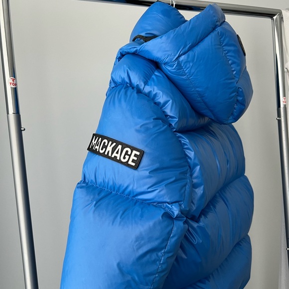 Mackage - Kent-Z Lustrous Light Down Jacket with Hood. - Picture 12 of 14